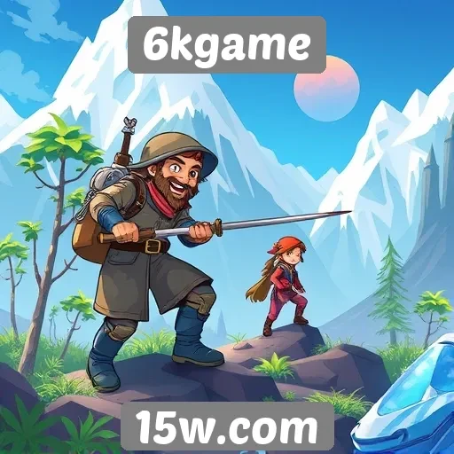 Exploração da biblioteca de jogos disponíveis no 6kgame